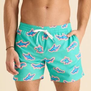 Chubbies Shark Print Swim Shorts